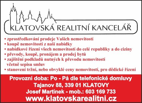 KLATOVSK REALITN KANCEL