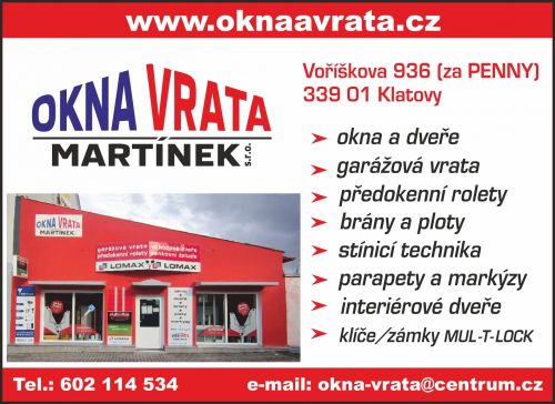 OKNA - VRATA MARTNEK s.r.o.