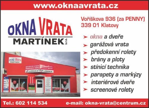 OKNA - VRATA MART�NEK s.r.o.