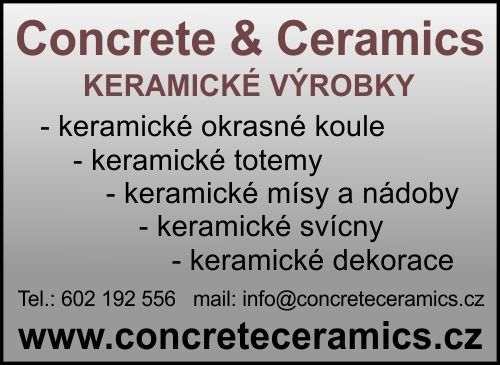 KERAMICKÉ VÝROBKY - Concrete & Ceramics