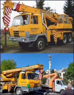 DUCHEK - PR�CE AUTOJE��BEM A  PLO�INOU