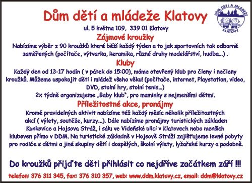 DM DT A MLDEE KLATOVY