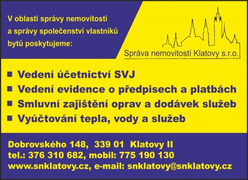 SPRVA NEMOVITOST KLATOVY s.r.o.